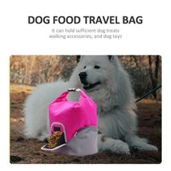 POPETPOP Camping Accessories Camping Accessories Camping Backpack Food Container Dog Treat Shoulder Bag Portable Pet Food Handbag Camping Accessories Travel Backpack Travel Backpack -Zoo Shop 41YkRhECUkL