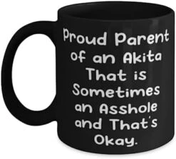 GENERIC Surprise Akita Dog Gifts, Proud Parent Of An Akita That Is Sometimes An, Birthday 11oz 15oz Mug For Akita Dog From Friends, Dog Toys, Dog Food, Dog Beds, Dog Collars, Dog Leashes -Zoo Shop 41YsErJOlLL. AC 1