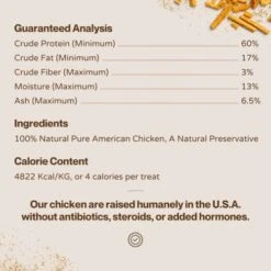 Chicken Bits: Pure Chicken Dog Treats - All Natural Treats For Dogs. Vet Approved, Limited Ingredients, Grain Free, Healthy & Nutritious Treats For Dogs (Chicken, 8oz) -Zoo Shop 41YvE8qHPcL