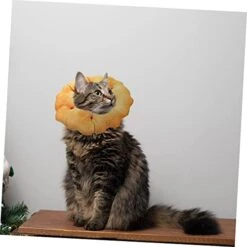 Pet Collar Small Cat Collar Kitten Collar Decorated Cookies Cat Recovery Collar Plush Elizabethan Collar Puppy Surgery Cone Pet Protective Collar Kitten Recovery Collar Food -Zoo Shop 41ZG2V5H5gL