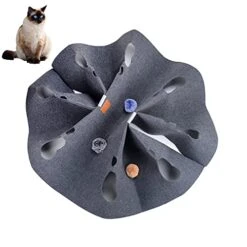 Cat Play Rug For Indoor Cats, Cat Activity Sniffing Mat Pad Snuffle Feeder Mat Interactive Behavioral Training Rug For Cats Dogs