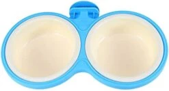 POPETPOP Dog Crate Feeder-Durable Pet Bowls Hanging Water Bowl For Dog Cage Cat Double Bowls Coop Cup Feeder-Pink -Zoo Shop 41ZMT9aI7dL. AC