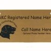 C3194 Flat Coated Retriever Head Crate Tag Personalized With Your Dog's Name 1 C3194 Flat Coated Retriever Head Crate Tag Personalized With Your Dog's Name -Zoo Shop 41Za4G188cL