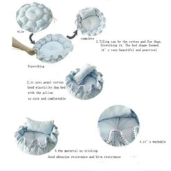 SENERY Cotton Pet Bed For Small Dogs Animals Cats House Cushion Round Pumpkin Kennel Dog Mat Pet Products -Zoo Shop 41Zd0UYsjtL