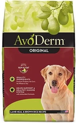 AvoDerm Natural Lamb Meal & Brown Rice Recipe Dry Dog Food, For Allergy Support, 26 Lb -Zoo Shop 41Zwo7ILA7L. AC