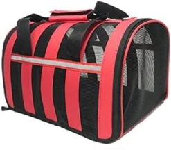 LEFEDA Pet Cat Carrier Shoulder Bag Portable Carrying Bag Breathable Travel Outdoor Transportin For Cats Small Dogs Puppy Pet Supplies Pet Backpack Carrier (Color : Blue, Size : M) -Zoo Shop 41aE7pxXWIL. AC