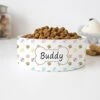 GENERIC Cute Dog Paw & Bones Pattern Pet's Name Bowl, Ceramic Food Bowl For Pets Available In Two Sizes, Gift For Dog, Dog Bowl 2 GENERIC Cute Dog Paw & Bones Pattern Pet's Name Bowl, Ceramic Food Bowl For Pets Available In Two Sizes, Gift For Dog, Dog Bowl -Zoo Shop 41aGr8L0GkL