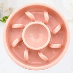 Balacoo Puzzle Dog Food Feeder Bowl Fun Stop Bloat Dog Bowl Interactive Anti Choke Pet Bowl For Pet Dog Cat () Dog Food Slow Puzzle -Zoo Shop 41aQCjAItgL