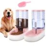 Meikuler Pets Auto Feeder 3.8L,Food Feeder And Water Dispenser Set For Small & Big Dogs Cats And Pets Animals (Pink) -Zoo Shop 41aRWhQKYFL