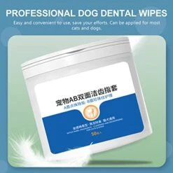 Balacoo Disposable Toothbrush Doggie Wipes 150 Pcs Dog Dental Pet Cleaning Finger Wipes Dog Mouth Finger Wipes Dog Teeth Cleaning Wipes Wipes Dog Teeth Doggy Wipes Puppy Wipes -Zoo Shop 41aVN3mWh8L