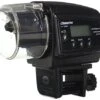Digital Mini Automatic LCD Aquarium Fish Tank Food Feeder Timer Up To 4 Feeding Times + High Accuracy Submersible Aquarium Index Thermometer