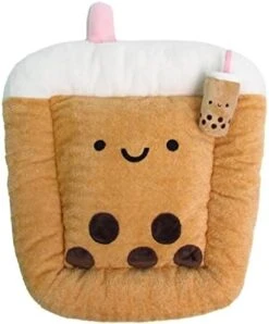 TONBO Soft Plush Small Cute And Cozy Food Dog Cat Bed, Washer And Dryer Friendly (Dim Sum) -Zoo Shop 41al3n1H14L. AC