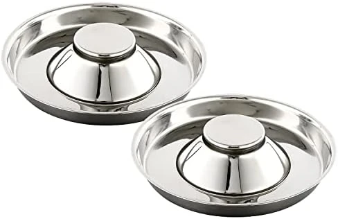 QIYADIN Stainless Steel Pet Bowl For Puppy And Cat, Dog Food And Water Feeding Bowl, Puppies And Kittens Weaning Bowls, Multiple Dogs And Cats Eat And Drink Together (2PC, L) 11 QIYADIN Stainless Steel Pet Bowl For Puppy And Cat, Dog Food And Water Feeding Bowl, Puppies And Kittens Weaning Bowls, Multiple Dogs And Cats Eat And Drink Together (2PC, L) - Image 9