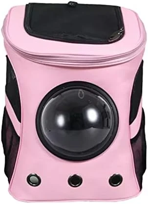LEFEDA Large Pet Backpack Portable Space Capsule Breathable Window Cat Carrier Dog Bag Pets Products Accessories Portable Travel Bags Pet Backpack Carrier (Color : Gold) 10 LEFEDA Large Pet Backpack Portable Space Capsule Breathable Window Cat Carrier Dog Bag Pets Products Accessories Portable Travel Bags Pet Backpack Carrier (Color : Gold) - Image 8