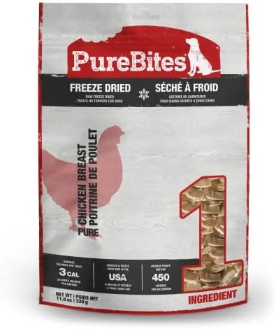 PureBites Freeze Dried RAW Chicken Breast Treats For Dogs, 8.6oz 11 PureBites Freeze Dried RAW Chicken Breast Treats For Dogs, 8.6oz - Image 9