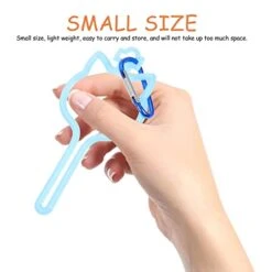 Ipetboom Dog Bag Holder Dog Poop Bag Holder Fasteners 8pcs Waste Bag Carrier Dog Poop Bag Holder With Touch Fasteners Attachment Hands- Free Holder For Dog Leashes Sky- Blue Hands Free Leash -Zoo Shop 41bB6VBsIoL