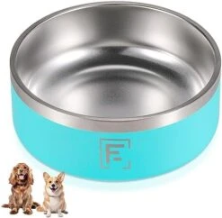 Stainless Steel Dog Bowls For Food/Water 64oz For Large Dogs, Durable Double Walled Vacuum Insulated Dog Feeding Bowl, Drop Resistant Non Spill Non Skip (64oz-Wild Red) -Zoo Shop 41bHYFpNI7L. AC