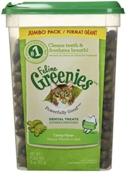 FELINE GREENIES Natural Dental Care Cat Treats Catnip Flavor, 5.5 Oz. Pack 15 FELINE GREENIES Natural Dental Care Cat Treats Catnip Flavor, 5.5 Oz. Pack -Zoo Shop 41bNFS2PjcL. AC