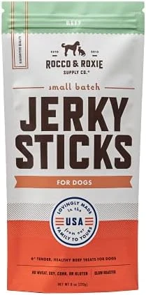Rocco & Roxie Jerky Dog Treats Made In USA Healthy Treats For Potty Training High Value Real Meat Slow Roasted Snacks For Small, Medium & Large Dogs & Puppies Soft Chews, 1 Pound (Pack Of 1) 7 Rocco & Roxie Jerky Dog Treats Made In USA Healthy Treats For Potty Training High Value Real Meat Slow Roasted Snacks For Small, Medium & Large Dogs & Puppies Soft Chews, 1 Pound (Pack Of 1) - Image 5
