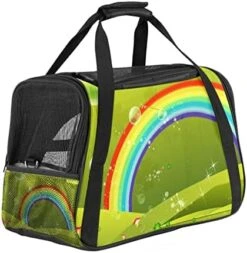 Pet Carrier Fast Food Pattern Soft-Sided Pet Travel Carriers For Corgi,Cats,Dogs Puppy Comfort Portable Foldable Pet Bag Airline Approved -Zoo Shop 41bsor2BcYL. AC