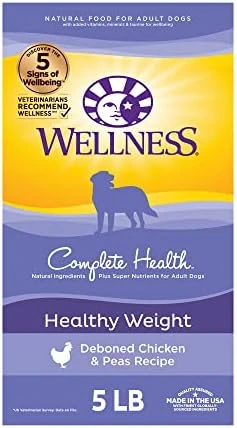 Wellness Complete Health Dry Dog Food With Grains, Made In USA With Real Meat & Natural Ingredients, All Breeds, Adult Dogs (Chicken & Oatmeal, 30-lb) – With Nutrients For Immune, Skin, & Coat Support 12 Wellness Complete Health Dry Dog Food With Grains, Made In USA With Real Meat & Natural Ingredients, All Breeds, Adult Dogs (Chicken & Oatmeal, 30-lb) – With Nutrients For Immune, Skin, & Coat Support - Image 10