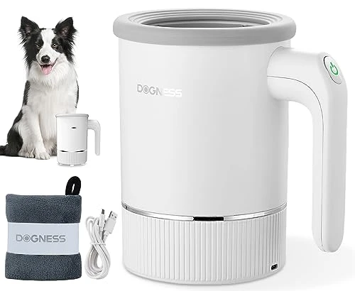 DOGNESS Automatic Dog Paw Cleaner, Electric Paw Washer For Dogs Portable Paw Cleaner Cup, Dog Foot Cleaning Machine USB Rechargeable, Designed For Medium To Large Dogs (White) 10 DOGNESS Automatic Dog Paw Cleaner, Electric Paw Washer For Dogs Portable Paw Cleaner Cup, Dog Foot Cleaning Machine USB Rechargeable, Designed For Medium To Large Dogs (White) - Image 8