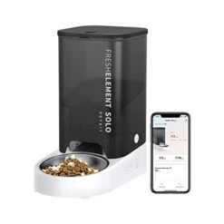 PETKIT Automatic WiFi Cat Feeder, APP Control For Remote Feeding & Monitor, Schedule Up To 10 Meals Per Day, 304 Stainless Steel & Advanced Fresh Lock Technology, Cats/Dogs Up To 15 Days Of Feeding