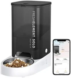 PETKIT Automatic WiFi Cat Feeder, APP Control For Remote Feeding & Monitor, Schedule Up To 10 Meals Per Day, 304 Stainless Steel & Advanced Fresh Lock Technology, Cats/Dogs Up To 15 Days Of Feeding -Zoo Shop 41c2Kl1bZkL. AC