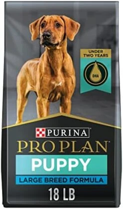 Purina Pro Plan Large Breed Dry Puppy Food, Chicken And Rice Formula - 18 Lb. Bag -Zoo Shop 41cIMTcC4vL. AC