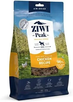 ZIWI Peak Air-Dried Dog Food – All Natural, High Protein, Grain Free And Limited Ingredient With Superfoods (Chicken, 1.0 Lb) -Zoo Shop 41cOU8wkMKL. AC