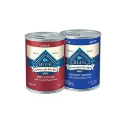Blue Buffalo Homestyle Recipe Natural Adult Wet Dog Food, Chicken & Beef 12.5-oz Cans (24 Count- 12 Of Each Flavor) -Zoo Shop 41cVVrHjwfL