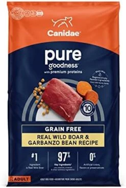Canidae Pure Real Lamb, Goat & Venison Meals Recipe Adult Dry Dog 4 LB -Zoo Shop 41crX1VeKnL. AC