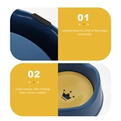 Balacoo Pet Dispenser No Creative No- Drinking Flower Filters Avoid Cats Dripless Floating For Feeder Travel Vehicle Cat Home Birds Neck Small Container Wet Dogs Auto Feeder -Zoo Shop 41czENxPWwL