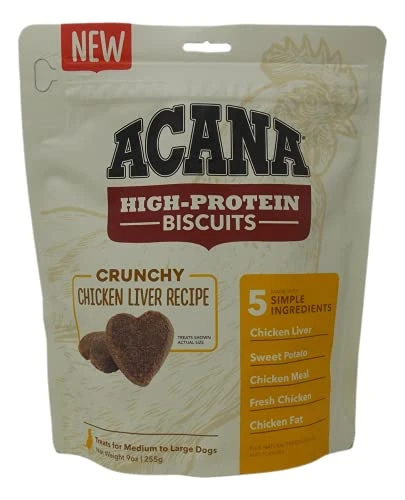 GENERIC Acana High-Protein Crunchy Biscuits Treats For Medium-Large Sized Dogs 2 Flavor Variety - (1) Each: Chicken Liver, Turkey Liver (9 Ounces) - Plus Rope Toy And Fun Animal Facts Booklet Bundle 5 GENERIC Acana High-Protein Crunchy Biscuits Treats For Medium-Large Sized Dogs 2 Flavor Variety - (1) Each: Chicken Liver, Turkey Liver (9 Ounces) - Plus Rope Toy And Fun Animal Facts Booklet Bundle - Image 3