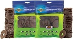PetSafe Treat Rings - 16 Rings - Size B - Original & Busy Buddy Bristle Bone - Treat-Holding Toy For Dogs - Purple, Large -Zoo Shop 41dcT1e6woL. AC