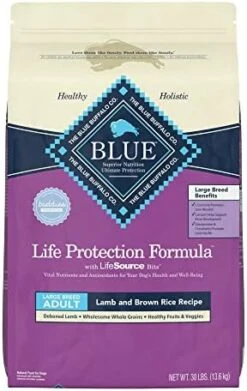 Blue Buffalo Life Protection Formula Natural Adult Large Breed Dry Dog Food, Chicken And Brown Rice 15-lb -Zoo Shop 41dmCoIKysL. AC