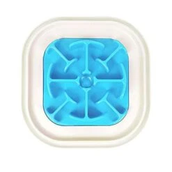 Yolispa Dog Slow Feeder Bowl, Durable Preventing Choking Easy To Clean And Dry Hold Dry And Wet Food, Also Water Non-Toxic, Anti-Corrosion