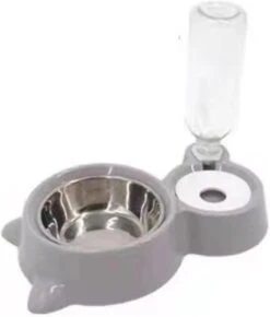 Pet Cat Food Bowl Dog Food Bowl Automatic Water Feeder Small And Medium-Sized Pet Bowl Stainless Steel Rice Bowl Pet Supplies (Blue) -Zoo Shop 41doHbZNA3L. AC