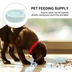 Hemobllo 1Pc Ceramic Pet Bowl Pet Food Bowl Household Pet Feeder Cartoon Pet Food Bowl -Zoo Shop 41dryw8InVL