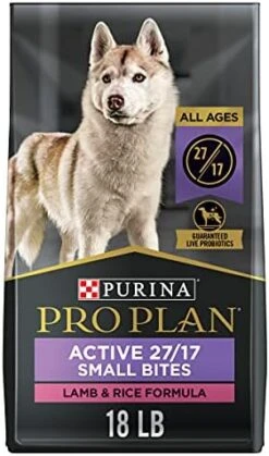 Purina Pro Plan High Protein, Small Bites Dog Food, SPORT 27/17 Lamb & Rice Formula - 6 Lb. Bag -Zoo Shop 41dut1fNXFL. AC 1