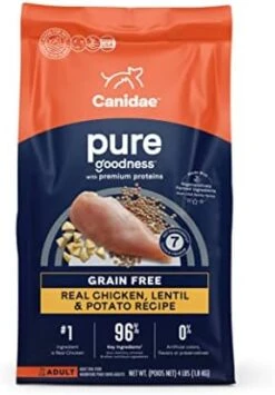 Canidae Pure Real Lamb, Goat & Venison Meals Recipe Adult Dry Dog 4 LB -Zoo Shop 41e3dYMAkvL. AC