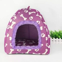 SENERY Warm Mongolian Yurts Shape Dog Bed Cave Foldable Cat Castle Bone Puppy House Tent Kennel Nest Small Dog Cushion -Zoo Shop 41eAQNV9K2L. AC