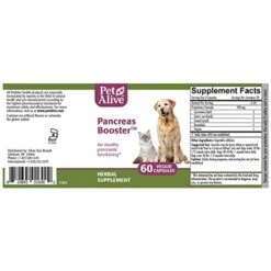 PetAlive Pancreas Booster - All Natural Herbal Supplement For Pancreatic Health And Digestive Functioning In Cats And Dogs - Supports Healthy Insulin Production - 60 Veggie Caps 11 PetAlive Pancreas Booster - All Natural Herbal Supplement For Pancreatic Health And Digestive Functioning In Cats And Dogs - Supports Healthy Insulin Production - 60 Veggie Caps -Zoo Shop 41eAjfekh1L