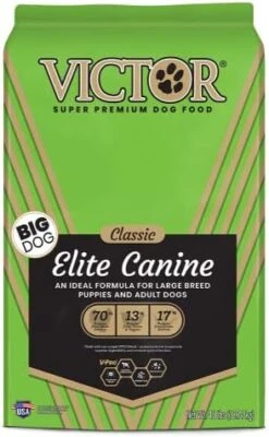 Victor Super Premium Dog Food – Elite Canine Dry Dog Food – 25% Protein, Gluten Free - For Large Breed Dogs & Puppies, 40lbs -Zoo Shop 41eBGqOxBL. AC 1
