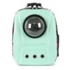 LEFEDA Space Capsule Astronaut Pet Cat Backpack Bubble Window For Kitty Puppy Chihuahua Small Dog Carrier Crate Outdoor Travel Bag Cave Pet Backpack Carrier (Color : Green) -Zoo Shop 41eLlMcnt7L