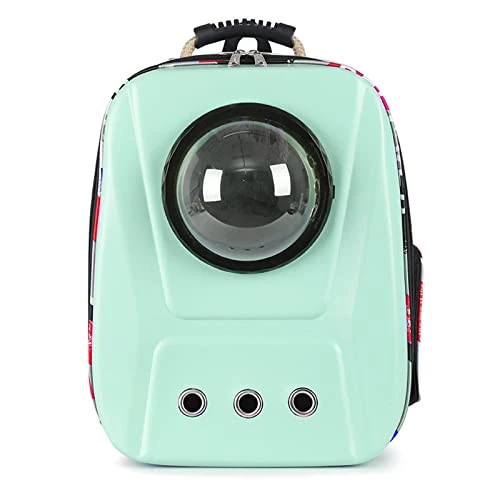 LEFEDA Space Capsule Astronaut Pet Cat Backpack Bubble Window For Kitty Puppy Chihuahua Small Dog Carrier Crate Outdoor Travel Bag Cave Pet Backpack Carrier (Color : Green) 3 LEFEDA Space Capsule Astronaut Pet Cat Backpack Bubble Window For Kitty Puppy Chihuahua Small Dog Carrier Crate Outdoor Travel Bag Cave Pet Backpack Carrier (Color : Green)