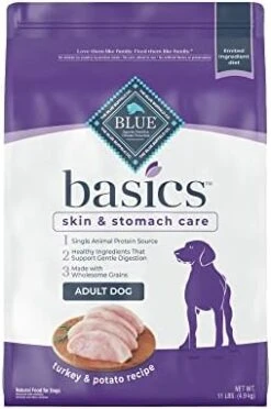 Blue Buffalo Basics Skin & Stomach Care, Natural Adult Dry Dog Food, Salmon & Potato 24-lb -Zoo Shop 41eTWLpx8gL. AC