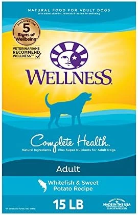 Wellness Complete Health Dry Dog Food With Grains, Made In USA With Real Meat & Natural Ingredients, All Breeds, Adult Dogs (Chicken & Oatmeal, 30-lb) – With Nutrients For Immune, Skin, & Coat Support 14 Wellness Complete Health Dry Dog Food With Grains, Made In USA With Real Meat & Natural Ingredients, All Breeds, Adult Dogs (Chicken & Oatmeal, 30-lb) – With Nutrients For Immune, Skin, & Coat Support - Image 12