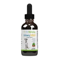 Pet Wellbeing Urinary Gold For Dogs & Cats - Vet-Formulated - Urinary Tract Health, UTI & Bladder Infection, Normal Urine PH - Natural Herbal Supplement 4 Oz (118 Ml)