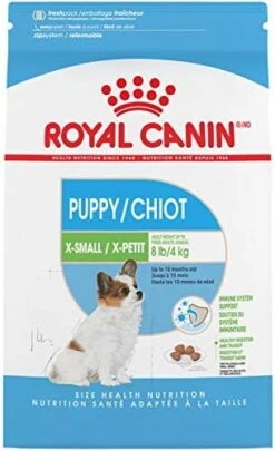 Royal Canin Size Health Nutrition X-Small Puppy Dry Dog Food, 3 Lb Bag -Zoo Shop 41fqUFLaUiL. AC